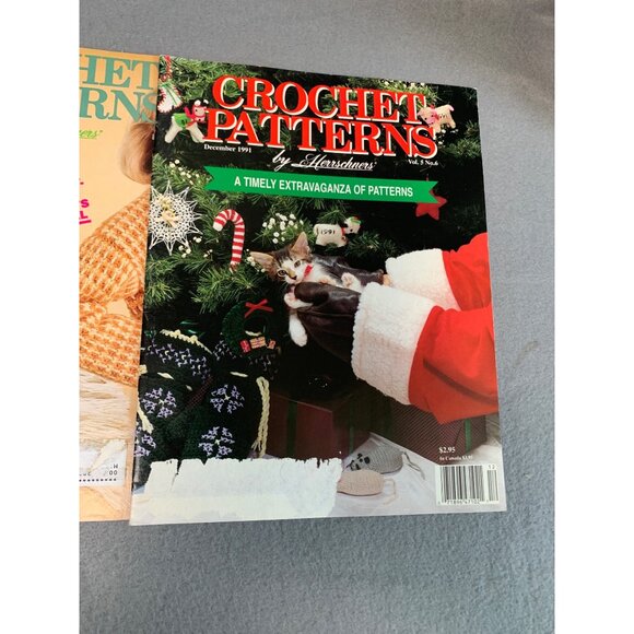 Vintage Leisure Arts Crochet Patterns By Herrschners Lot 1991 - Picture 2 of 5